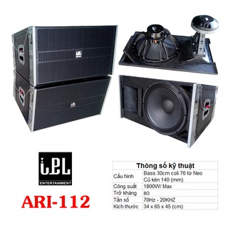 Loa array 1 bass 30 coil 76 từ neo, kèn P140 IPL ARI-112