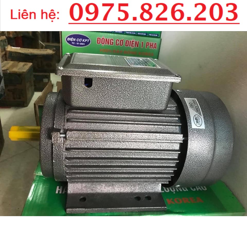 Motor vỏ gang KPT 1.1KW 220V tốc 1400RPM