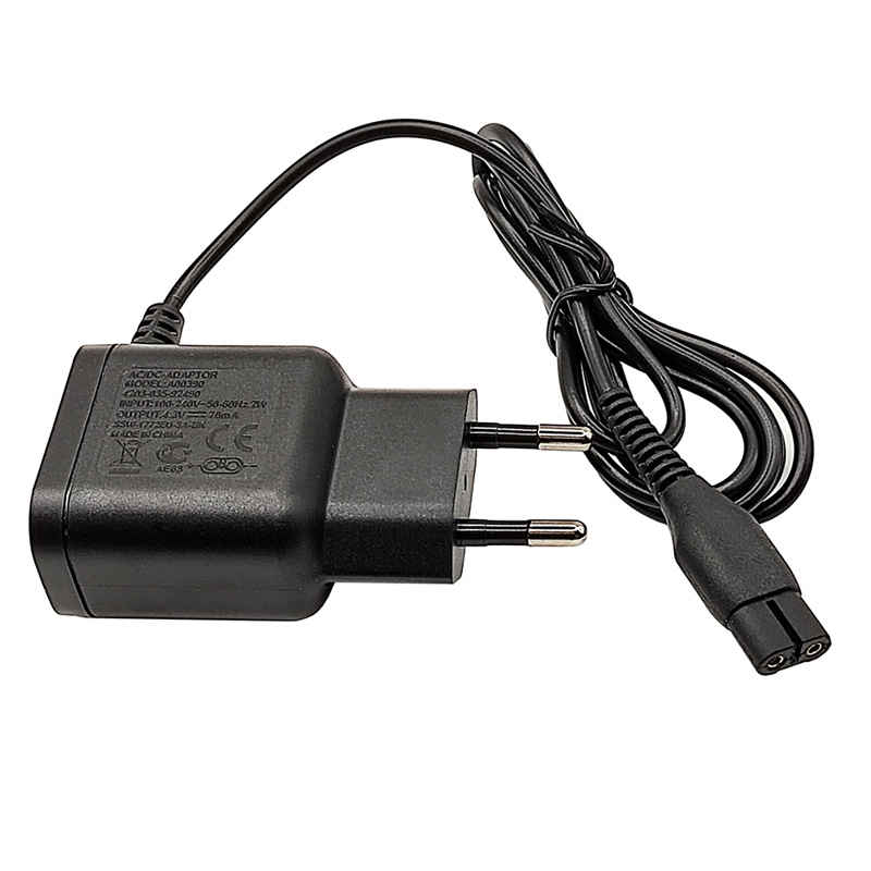 Bộ Sạc A00390 AC Dây AC 4.3V Cho Máy Cạo Râu PHILIPS Norelco OneBlade QP2520 QP2521 QP2523