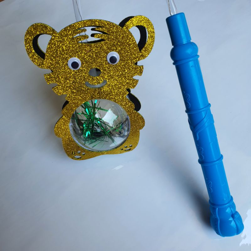 Đèn Lồng Trung Thu Phát Sáng Có Sẵn Pin Cúc Hình Thú Ngộ Nghĩnh Cho Bé