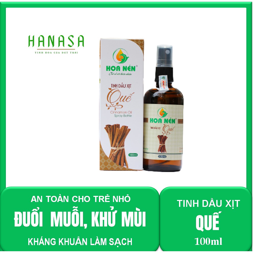 TINH DẦU XỊT SẢ CHANH, SẢ JAVA, BẠC HÀ, QUẾ 100ml HOA NÉN ĐUỔI MUỖI, THƠM PHÒNG [siêu rẻ]