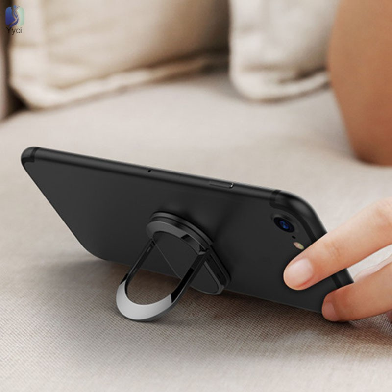 Yy Smartphone Finger Ring Holder 360 Degree Ultra-thin Tablet Holder Stand Magnetic Mobile Phone Stand Holder @VN