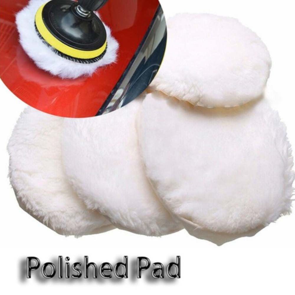 Đĩa len đánh bóng xe hơi có thể tái sử dụng 3/4/5/6/7 Inch