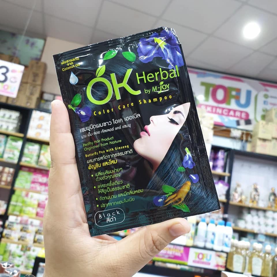 Gội nhuộm OK Herbal Thái Lan