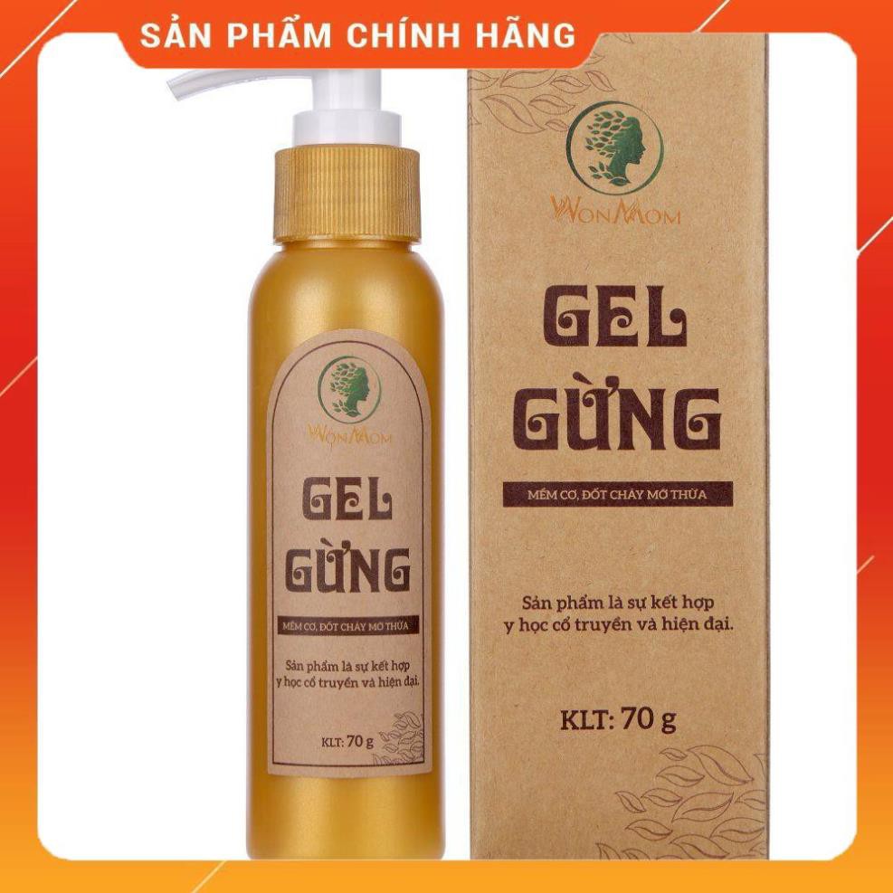 Gel gừng tan mỡ bụng giảm eo Wonmom cho Mẹ sau sinh 70gr - Việt Nam