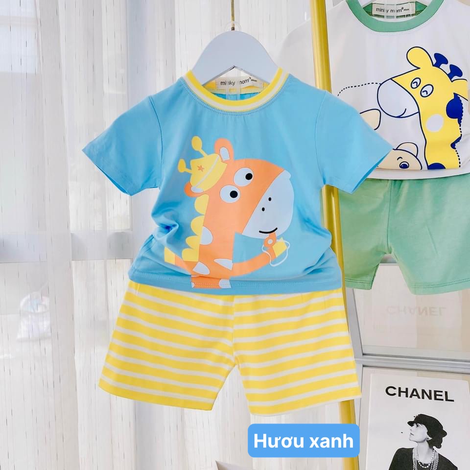 Bộ Cộc Tay  Minky Mom-New - Thun Lạnh cho bé 4-17kg