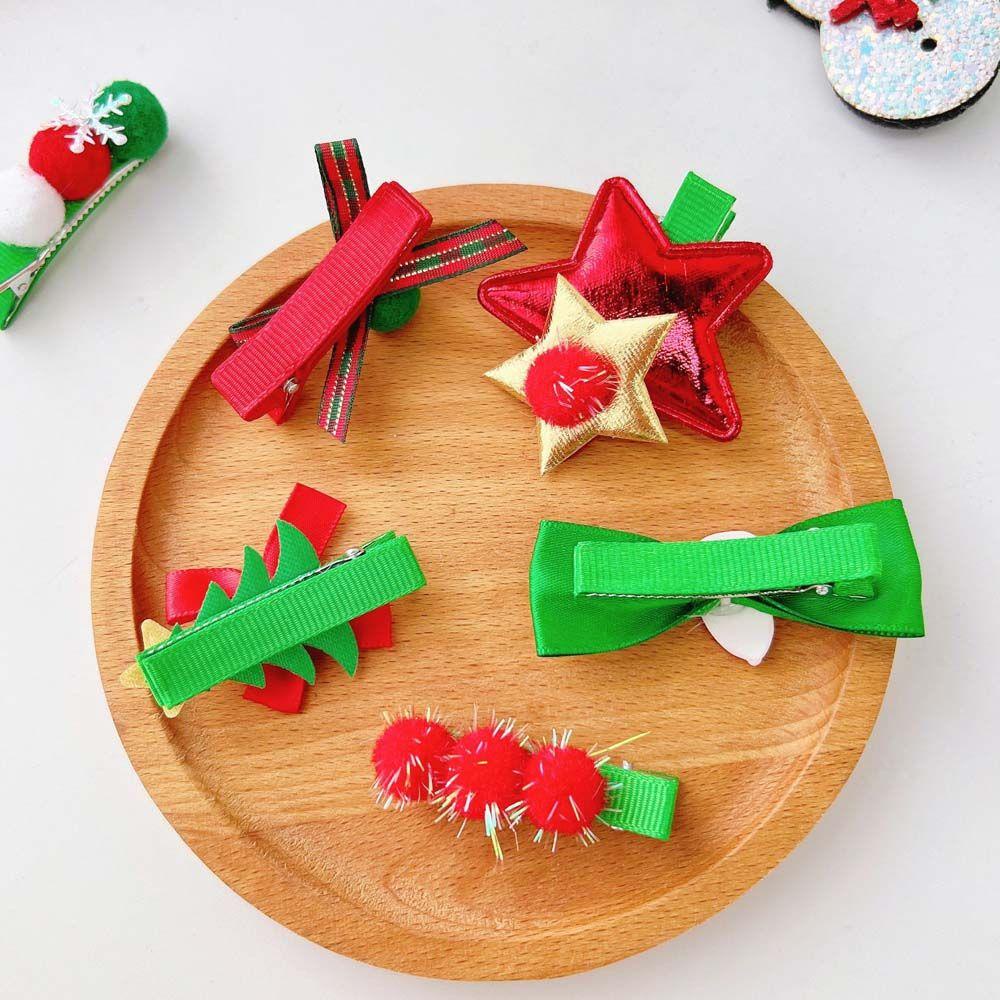 Kẹp Tóc Hình Nón Giáng Sinh Dễ Thương