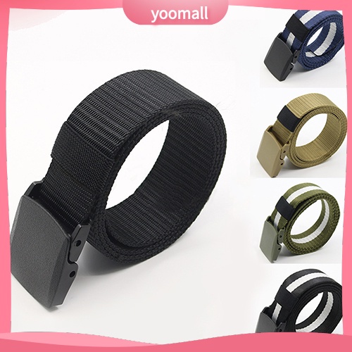 Thắt Lưng Nylon Có Khóa Phong Cách Quân Đội Thời Trang Cho Nam