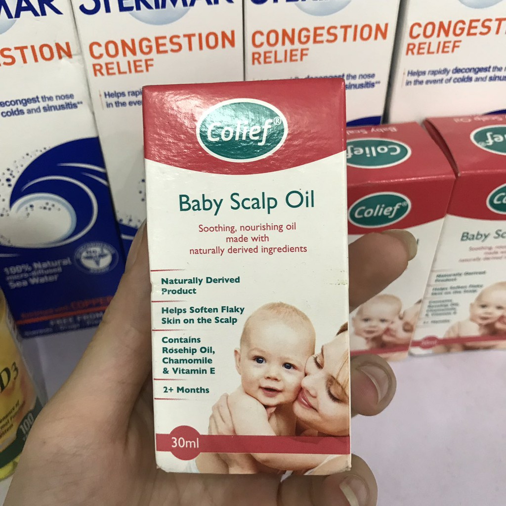 Dầu massage đầu giảm cứt trâu Colief Baby Scalp Oil