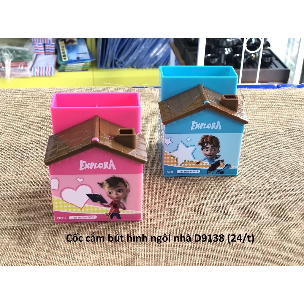 Cốc cắm bút đa chức năng - học sinh / văn phòng- Deli 904/906/9152/9154/9172/8934/9136/9138 - vpp Diệp Lạc (sỉ/lẻ)