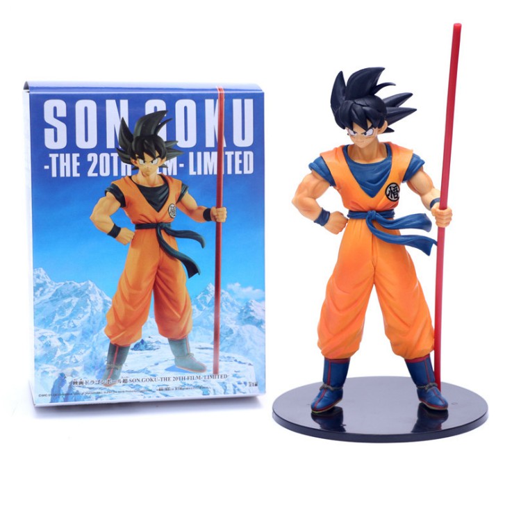 Đồ chơi trẻ em mô hình songoku cỡ lớn cao 27cm phiên bản giới hạn kỷ niệm 20 năm Figure Songoku