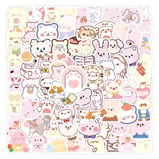 Set 100 Sticker Dán Hoạt Hình Dễ Thương