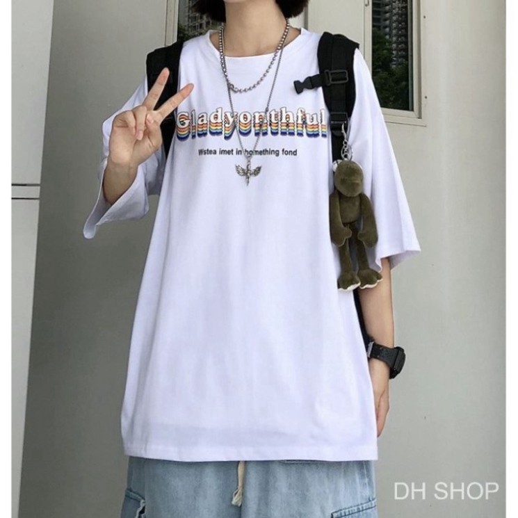 Áo thun tay lỡ Unisex, áo phông form rộng M235 KL SHOP HONGNGUYENSHOP