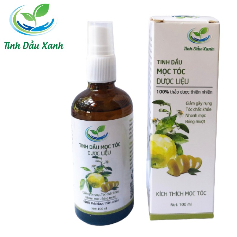 Tinh Dầu Bưởi Xịt Mọc Tóc Tinh dầu xanh Thái Nguyên loại 100ml