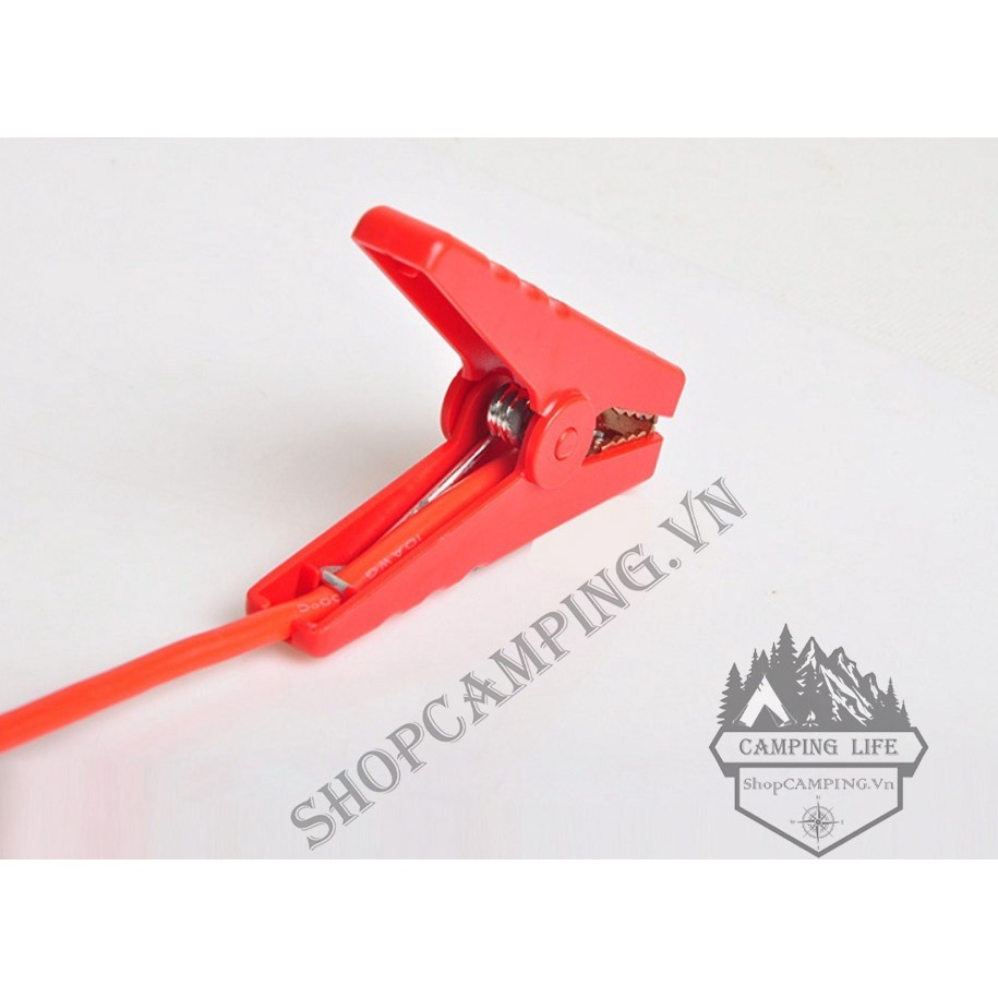 Dây cáp kẹp hàm cá sấu EC5 kích nổ khẩn cấp, dây kích bình Jump Starter kết nối khởi động cho xe hơi - Camping VietNam