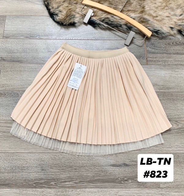 Chân váy xòe xếp ly ren gấu đáng yêu | BigBuy360 - bigbuy360.vn