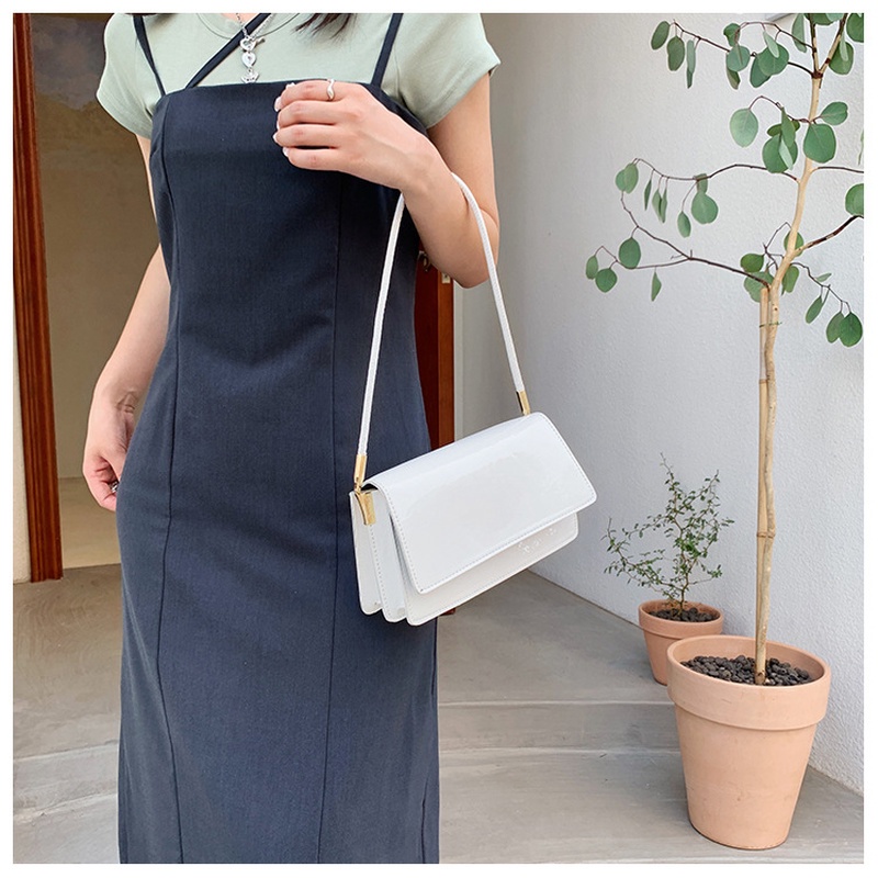 Túi đeo dưới cánh tay Hình Vuông Cỡ Nhỏ Màu Trơn Mẫu Mới 2022 NB00406