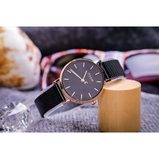 Đồng hồ nữ JA-1164 Julius Hàn Quốc dây thép mặt hoa limited