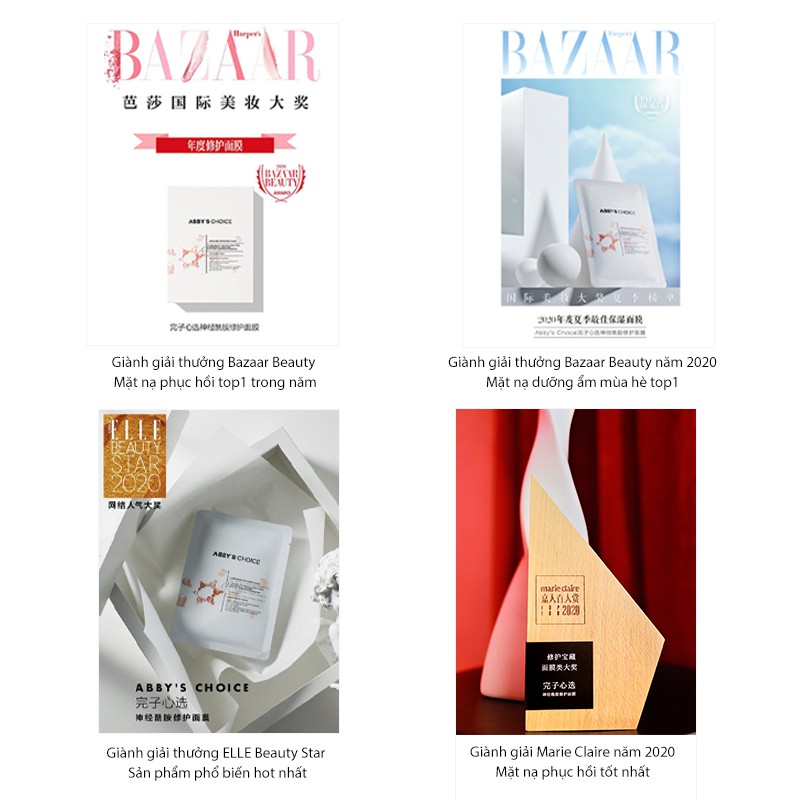 Mặt nạ Abby's Choice Ceramide Repairing Soothing 1 miếng/30ml | BigBuy360 - bigbuy360.vn