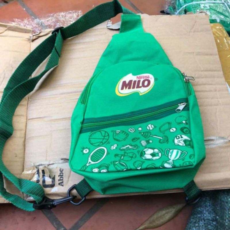 túi đeo chéo/ milo màu xanh - hkm milo