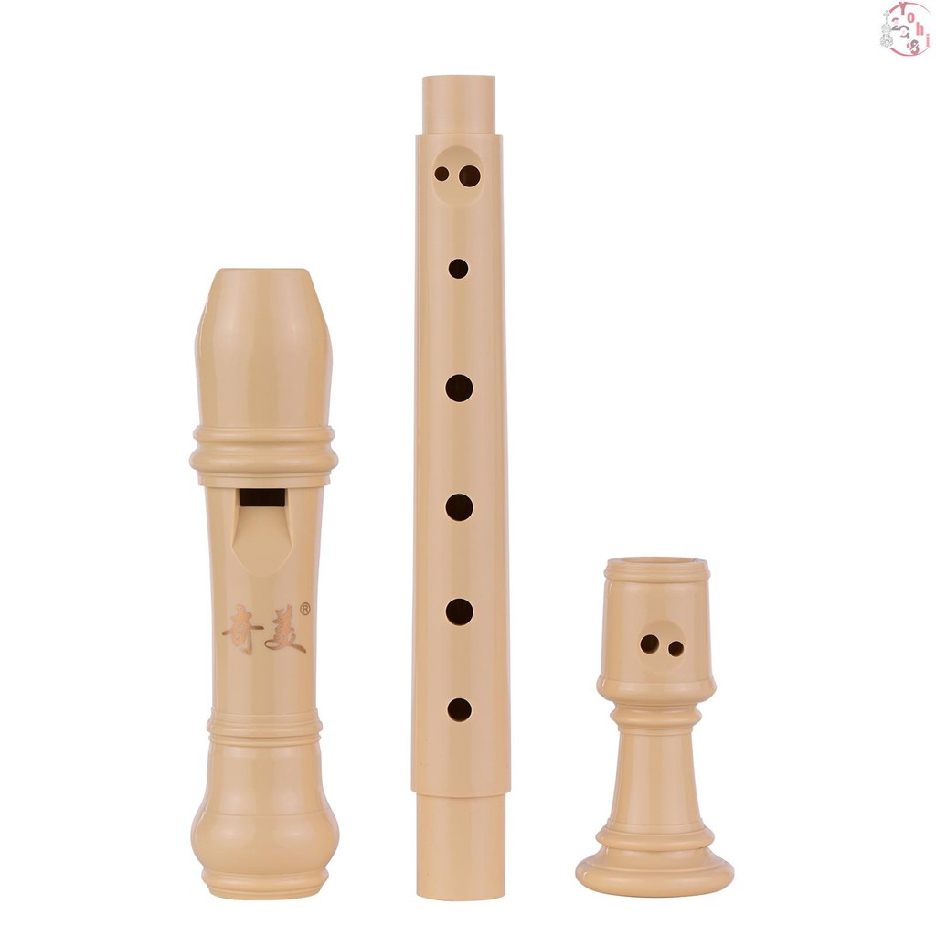 Ống Sáo Soprano 8 Lỗ Bằng Da Pu Kèm Túi Đựng Và Dây Đeo Ngón Tay Tiện Dụng