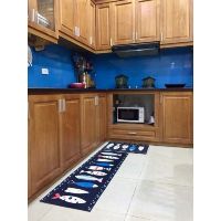 Bộ 2 thảm bếp 3d chống trơn trượt loại cao cấp