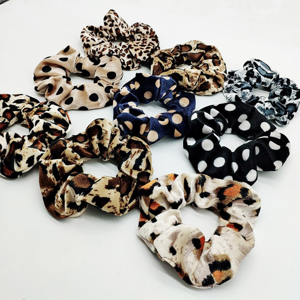 Dây Cột Tóc Vải Scrunchie (Crunchies, Scrunchies), Cột Tóc Phụ Kiện MIKA Đẹp, Dễ Thương (Giá Sỉ Siêu Rẻ)