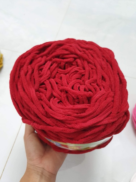 Len bông sữa cuộn to 200g