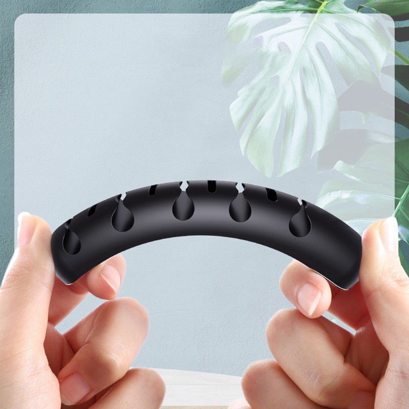 Kẹp Giữ Dây Cáp Sạc Điện Thoại Bằng Silicon Từ Tính Tiện Dụng Cho Phòng Ngủ / Văn Phòng