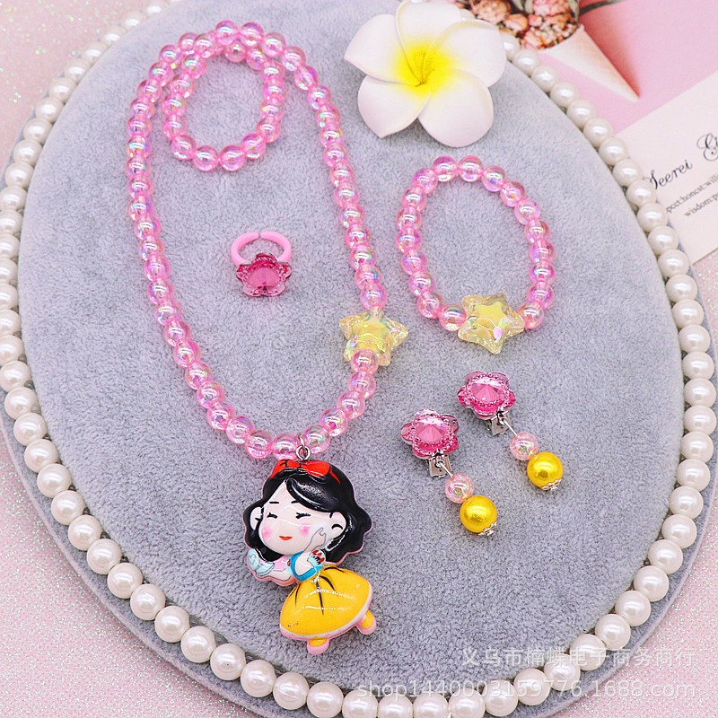 Vòng cổ Mặt Hình Công Chúa elsa Dễ Thương Cho Bé Gái | Trang Sức Trẻ Em