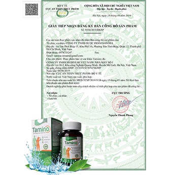 Viên Uống Tăng Cân TAMINO  Kích Thích Ăn Ngon Miệng, Ngủ Sâu Giấc, Giảm Căng Thẳng