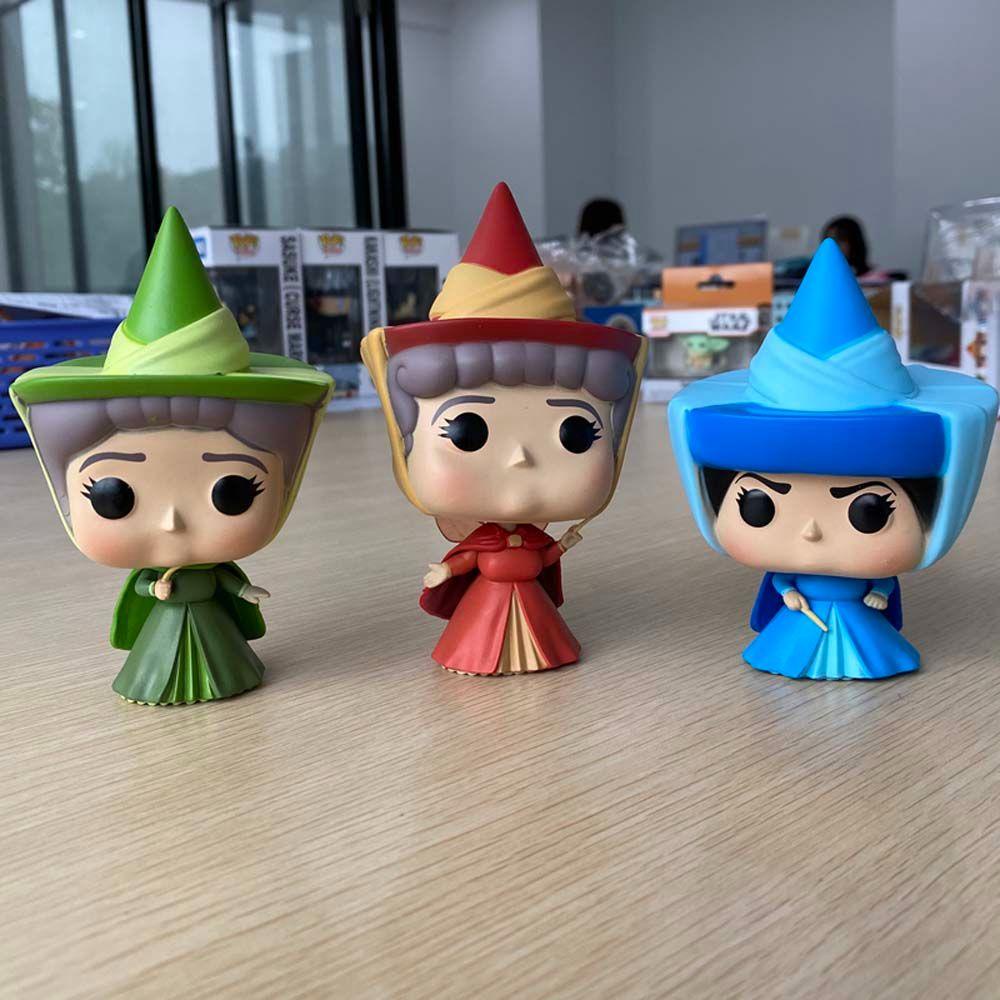 Bộ 3 Mô Hình PVC Nhân Vật Anime Merryweather Flora Fauna REBUY1