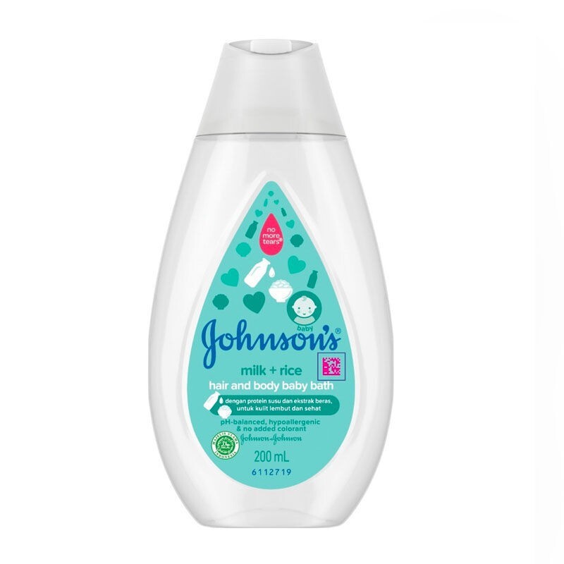 Johnson 's Bath Milk & Rice 200ml