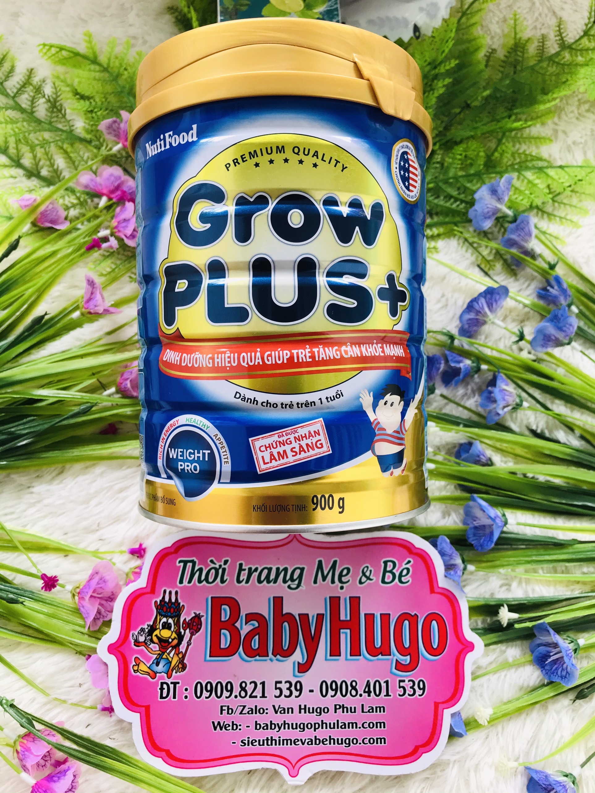 [DATE MỚI] Sữa Nutifood Grow Plus+ Xanh 900gr