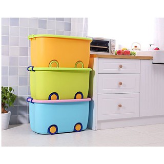 Thùng đựng đồ chơi có bánh xe loại to