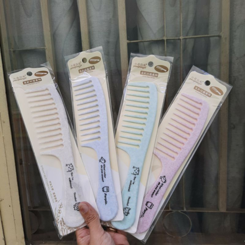 Lược thưa chải tóc màu nhạt mã 078 (được chọn màu)