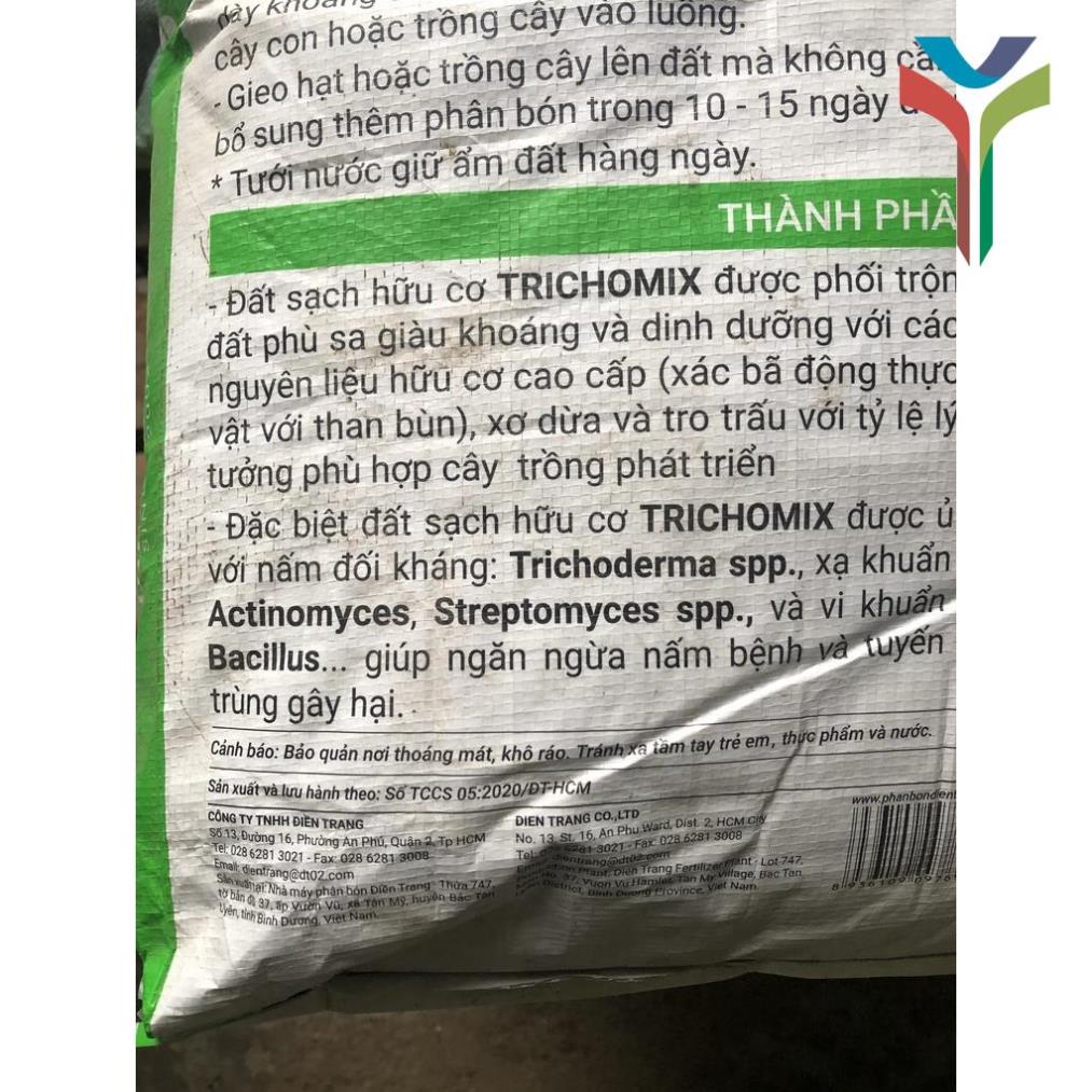Đất sạch trồng cây, rau, hoa TRICHOMIX bao 25kg