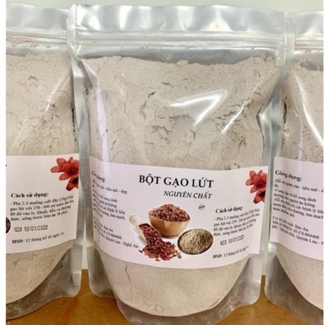Bột gạo lứt thực dưỡng rang tay 1kg