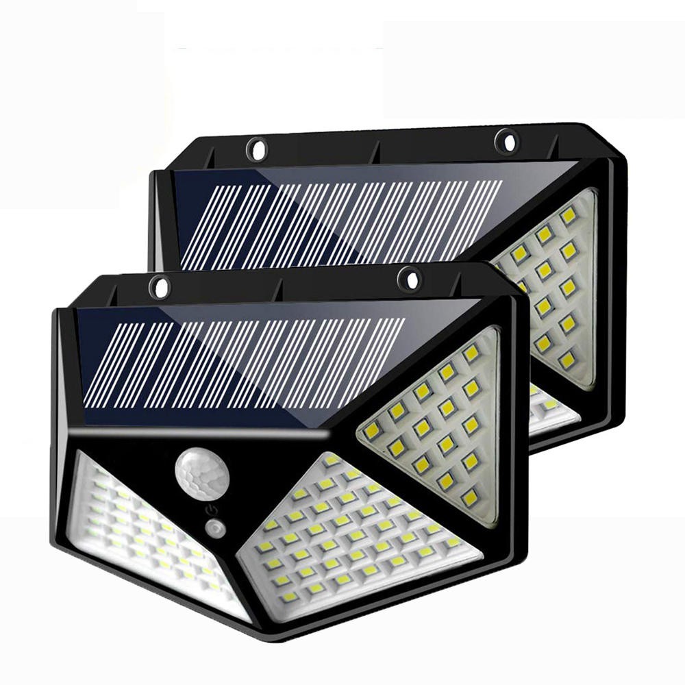 Đèn LED Năng Lượng Mặt Trời 100 Led Chống Nước Cảm Biến Chuyển Động