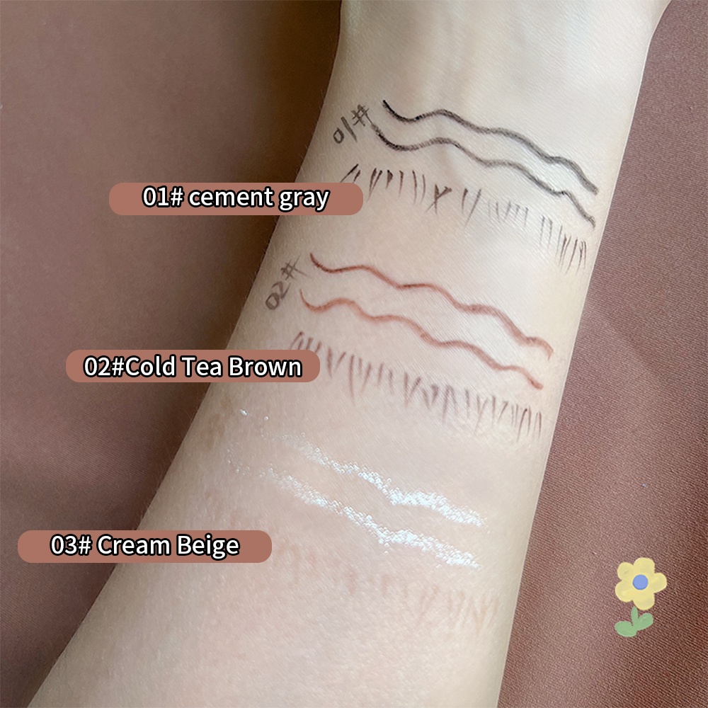 Bút Kẻ Mắt Dạng Lỏng 2 Trong 1 Siêu Mịn Ánh Ngọc Trai Lâu Trôi Không Thấm Nước Chống Nhòe