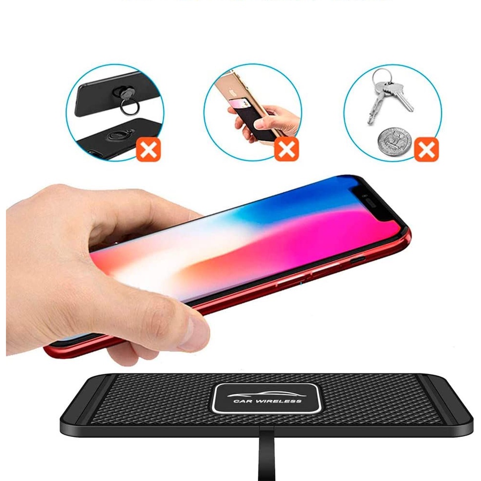 Sạc không dây Polmxs 15W C1 dành cho Ô tô, Văn phòng
