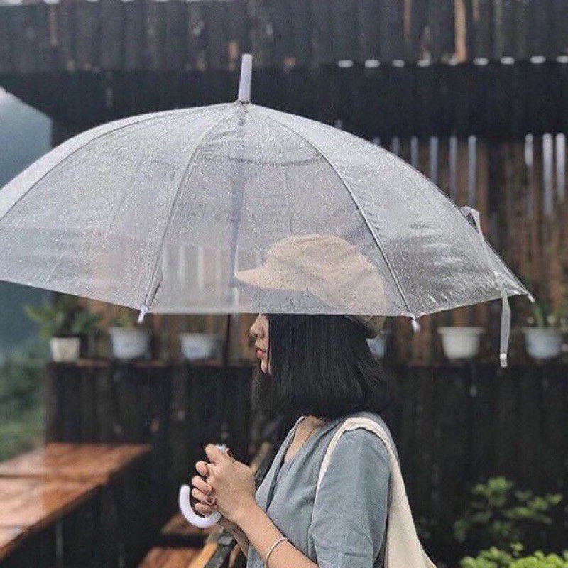 Ô trong che mưa, ô chụp hình sống ảo