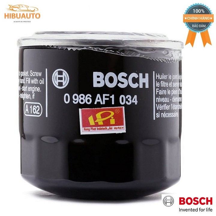 Lọc Nhớt Động Cơ BOSCH Cho Xe Toyota, Honda, Mitsubishi, Nissan, Kia, Hyundai,... HIBUAUTO