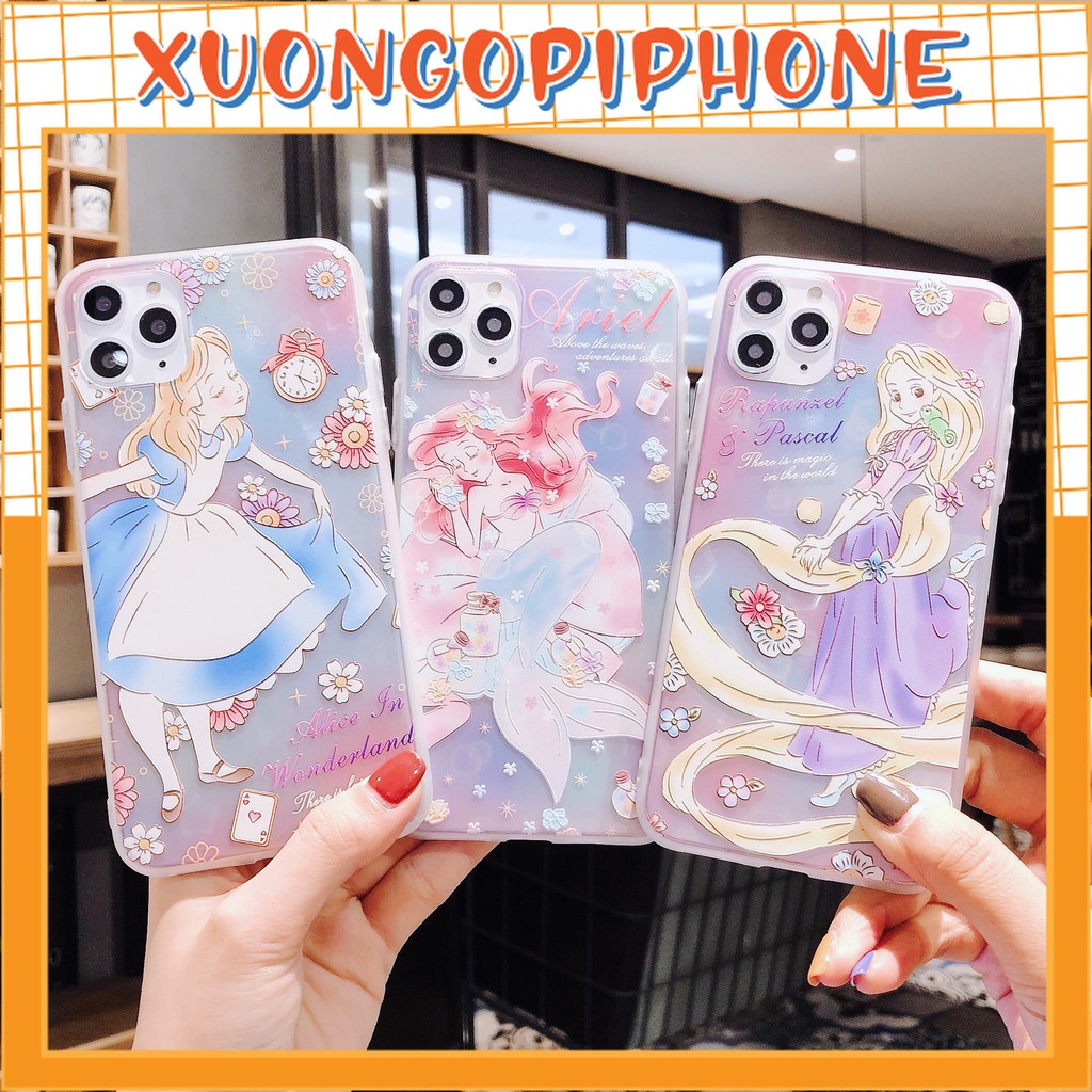 Ốp lưng IPhone trong công chúa Disney 6/6s/6plus/6s/7/8/7plus/8plus/x/xs/xs max/11/11promax/12/13/pro/promax AVD60