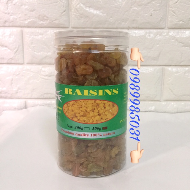 Nho khô vàng Ấn độ 500g