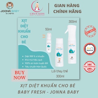 [CHÍNH HÃNG] Xịt Diệt Khuẩn, Tiệt trùng bình sữa BABY FRESH - JOONA BABY An toàn cho bé từ sơ sinh 55ml - 300ml
