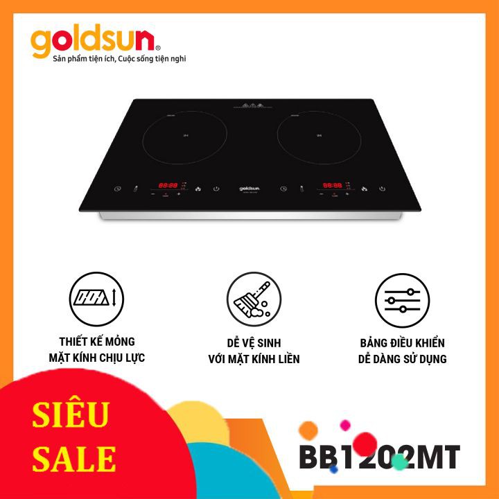 [SALE SẬP SÀN] Bếp từ đôi Goldsun BB1202MT