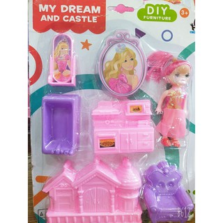 Bộ đồ chơi búp bê cho bé 3 tuổi