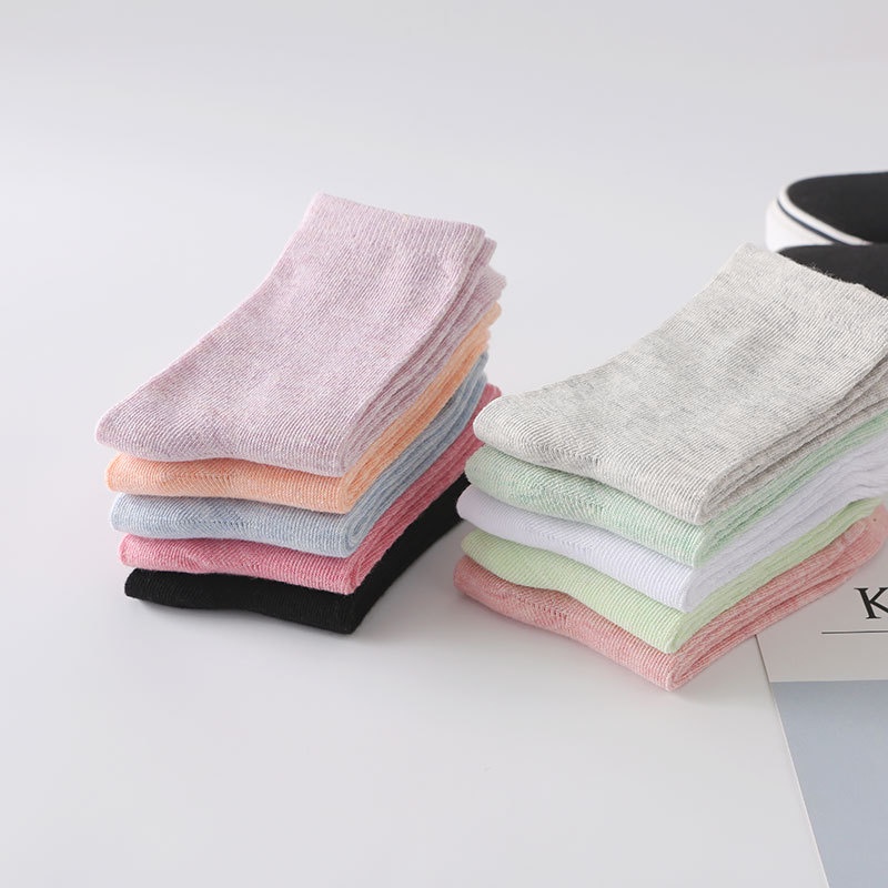 Tất cao cổ thời trang HANASO vớ nữ Trend Hàn Quốc nhiều màu chất cotton siêu mềm thoáng khí T102