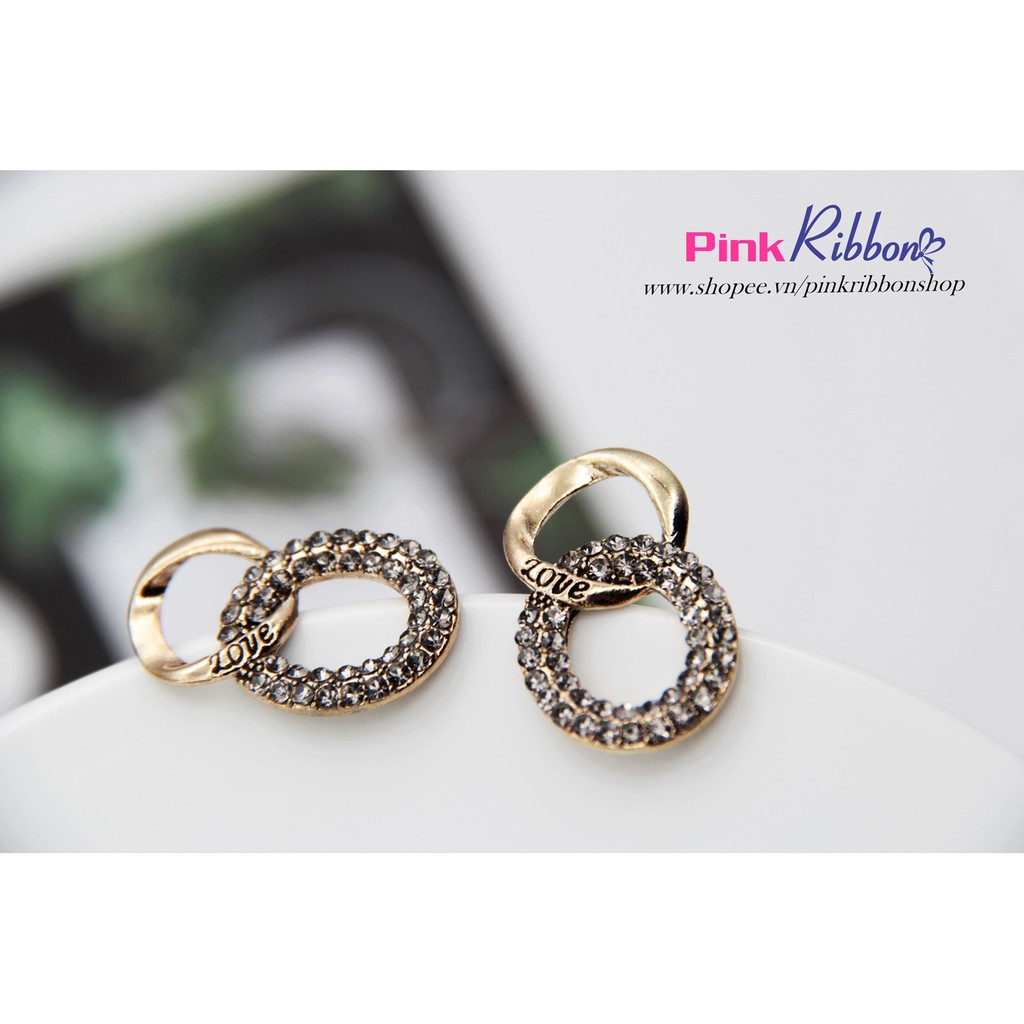 Charm Khoen đá ghi số 8